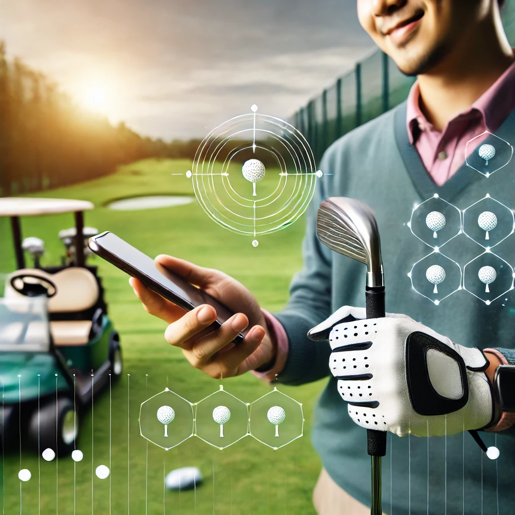 A-detailed-photo-illustrating-the-concept-of-Beginners-Starting-with-Golf-Matching-Apps-showing-a-beginner-golfer-Japanese-individual-holding-a-s.webp