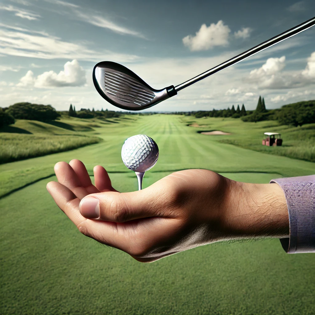 A-photo-realistic-image-of-a-Japanese-golfer-demonstrating-the-basics-of-hitting-the-golf-ball-with-power-using-the-right-hand.-The-scene-features-a-l.webp